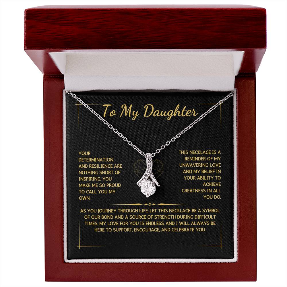 Allurette Necklace - To My Daughter - From Dad - WSDF218