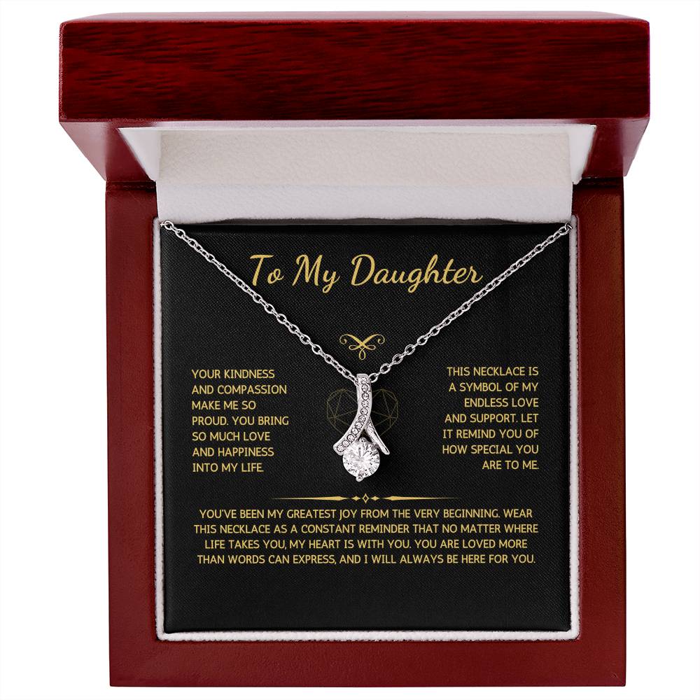 Allurette Necklace - To My Daughter - From Dad - WSDF201 (2)