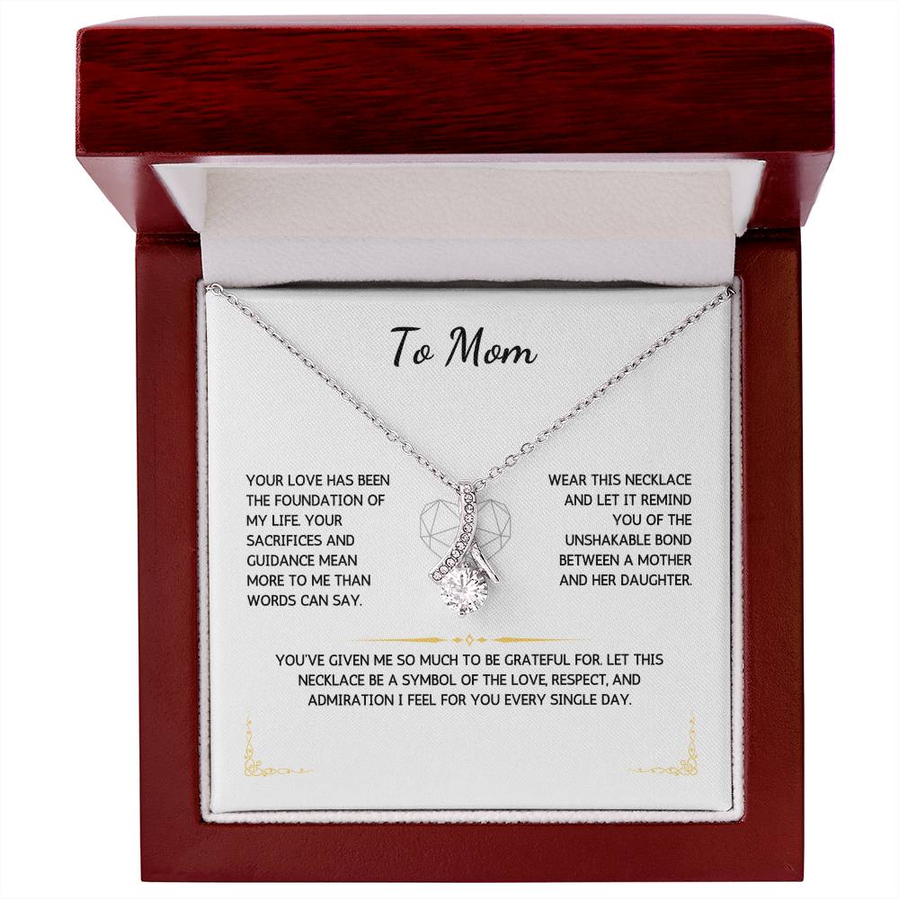 Allurette Necklace - To My Mom - From Your Daughter - WSMD233