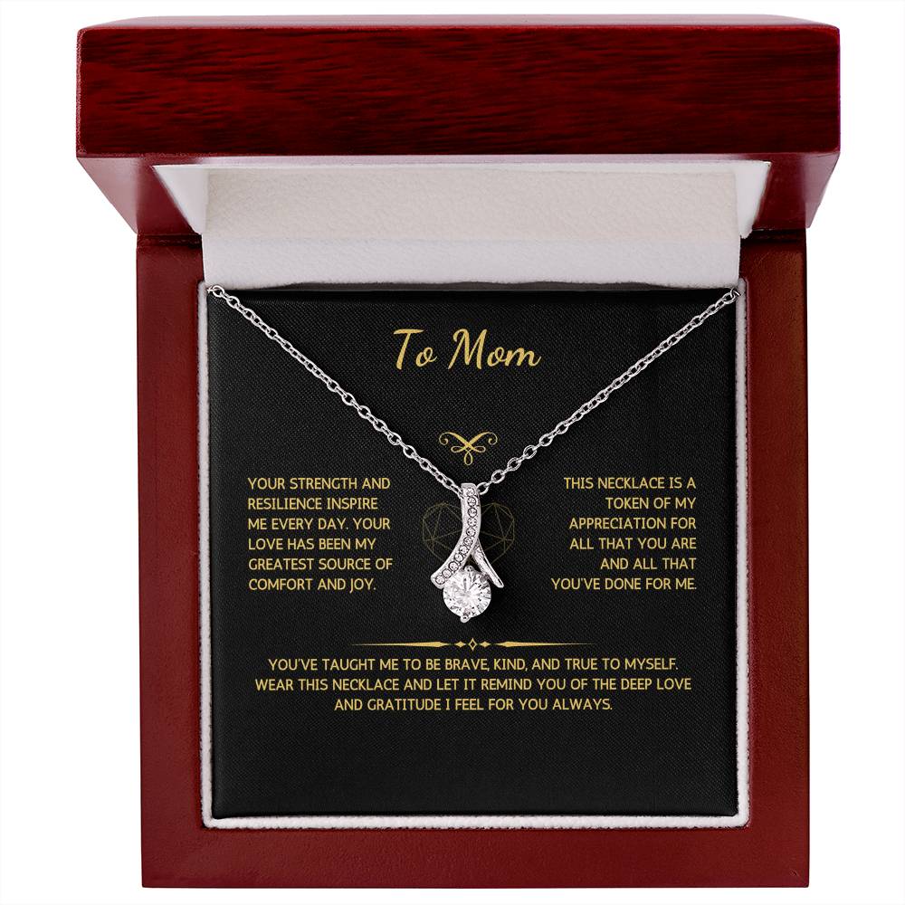 Allurette Necklace - To My Mom - From Your Daughter - WSMD234