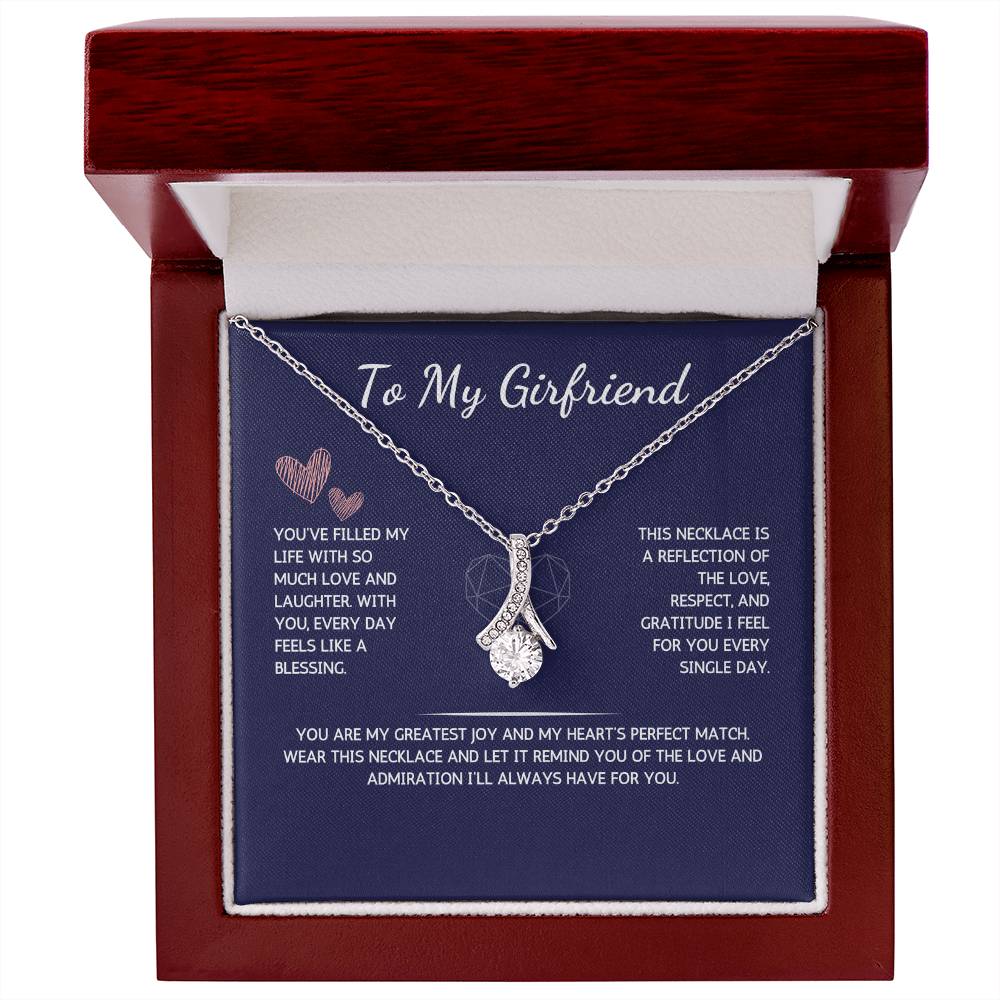 Allurette Necklace - To My Girlfriend - From Your Boyfriend - WSGF214