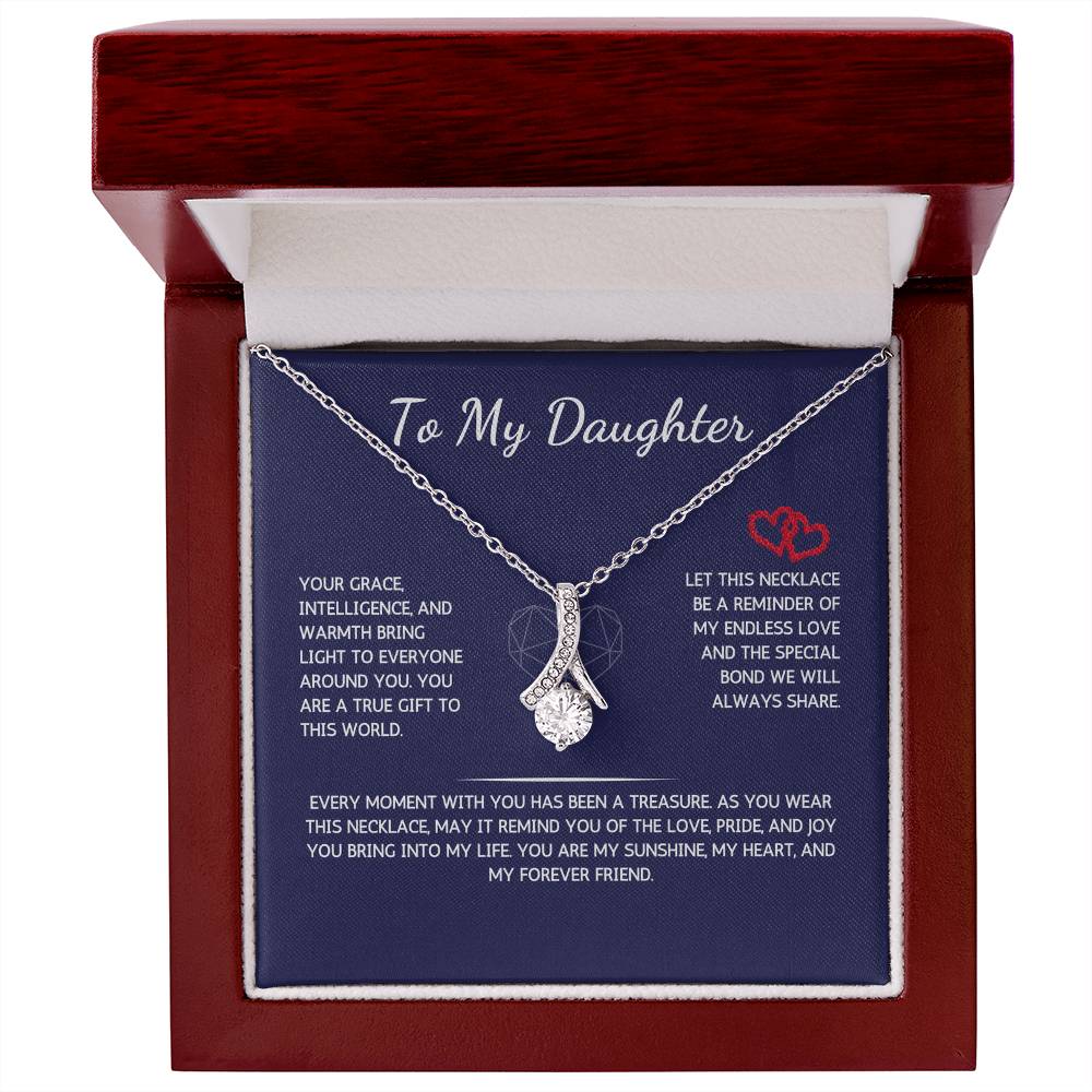 Allurette Necklace - To My Daughter - From Mom - WSDM209