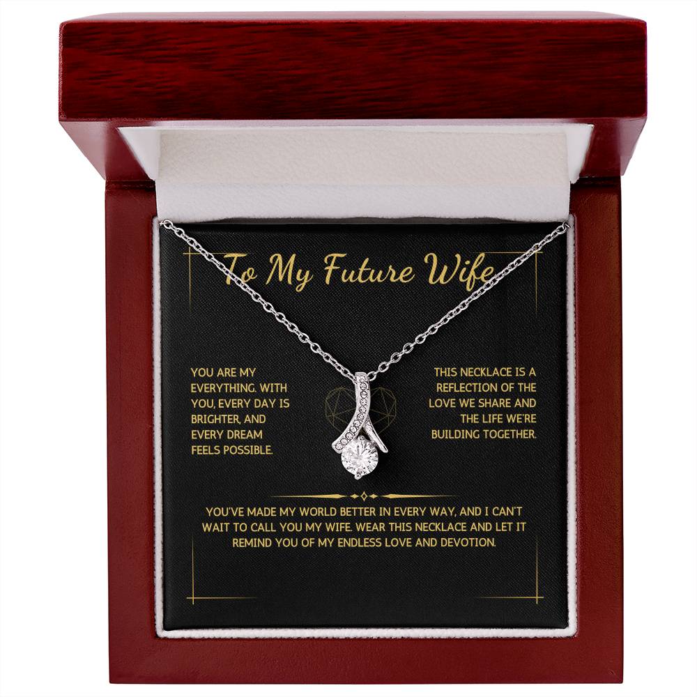 Allurette Necklace - To My Future Wife - From Your Future Husband - WSFWFH246