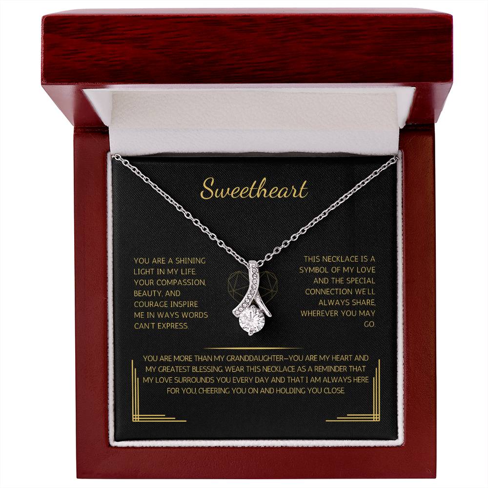 Allurette Necklace - To My Granddaughter - From Grandmother - WSGDGM202