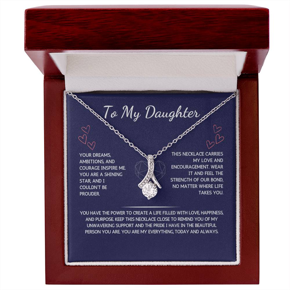 Allurette Necklace - To My Daughter - From Mom - WSDM210