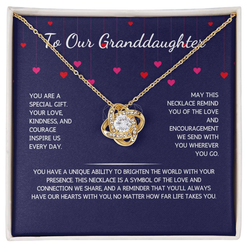 Opulyn Necklace - To Our Granddaughter - From Grandparents - WSGDGP207