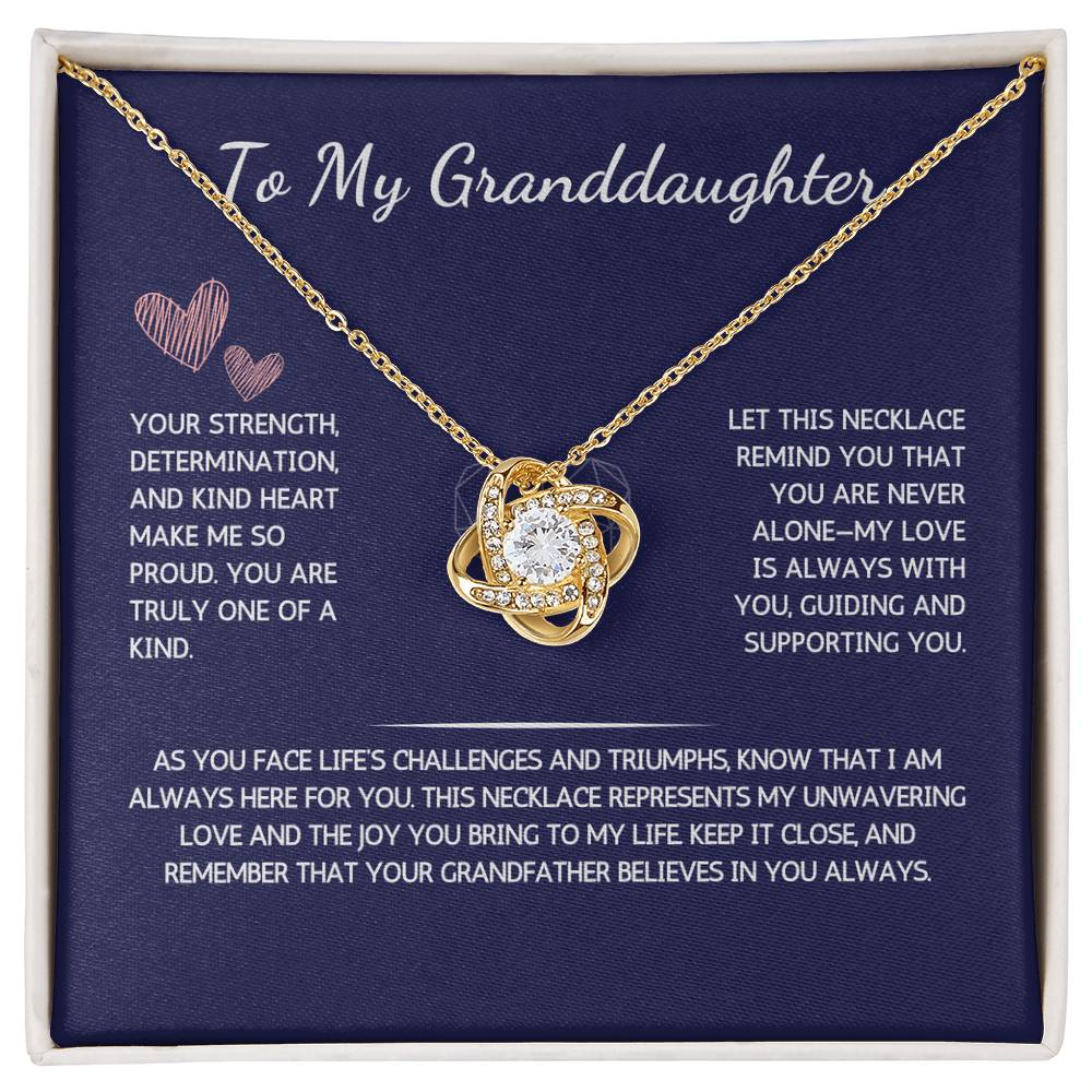 Opulyn Necklace - To My Granddaughter - From Grandfather - WSGDGF203