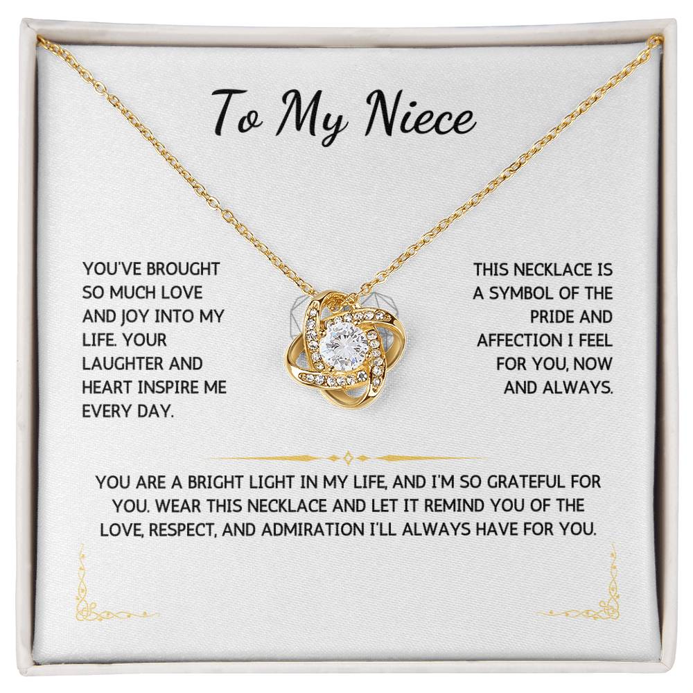 Opulyn Necklace - To My Niece From Your Aunt_Uncle - WSNAU205