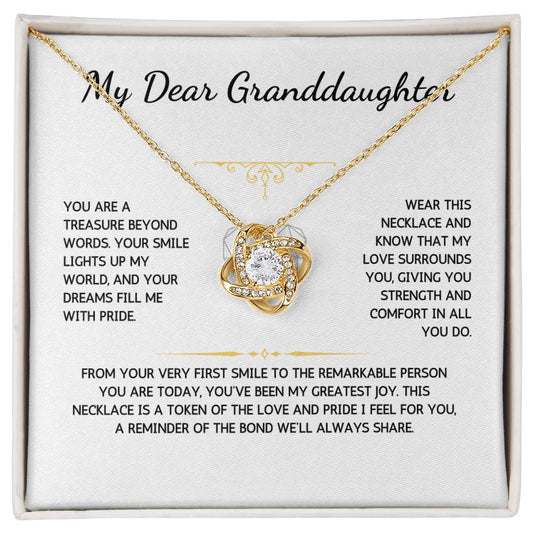 Opulyn Necklace - To My Granddaughter - From Grandmother - WSGDGM203