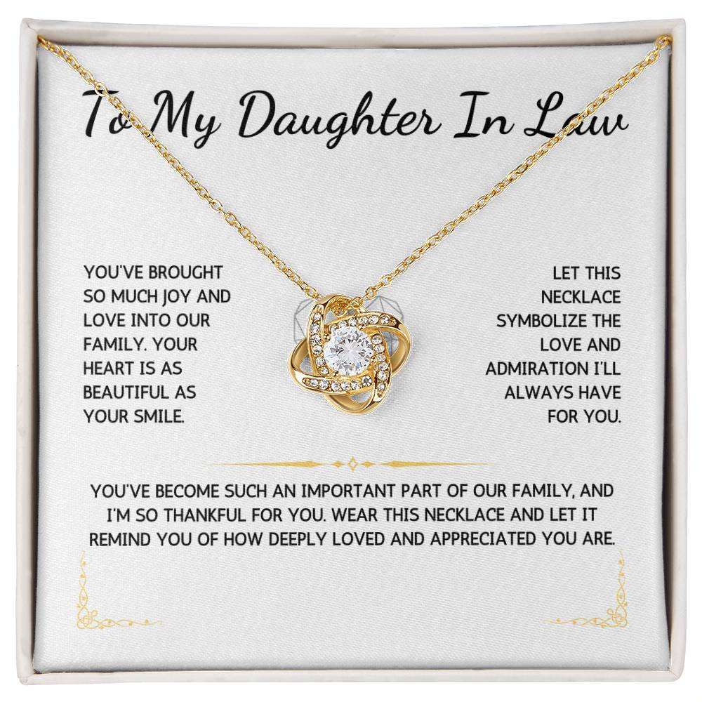 Opulyn Necklace - To My Daughter In Law - WSSDIL205