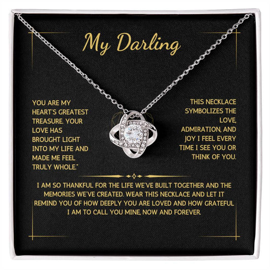 Opulyn Necklace - To My Darling - From Your Husband - WSWH218