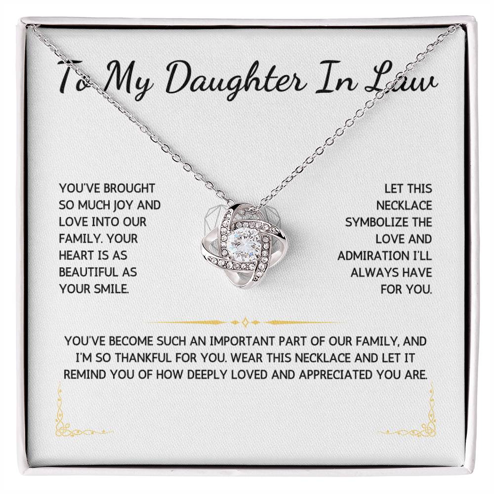 Opulyn Necklace - To My Daughter In Law - WSSDIL205