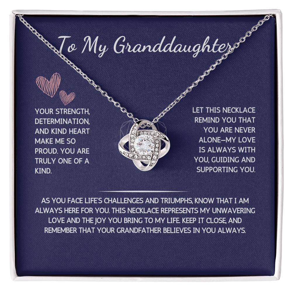 Opulyn Necklace - To My Granddaughter - From Grandfather - WSGDGF203