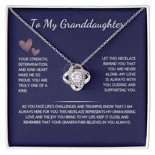 Opulyn Necklace - To My Granddaughter - From Grandfather - WSGDGF203