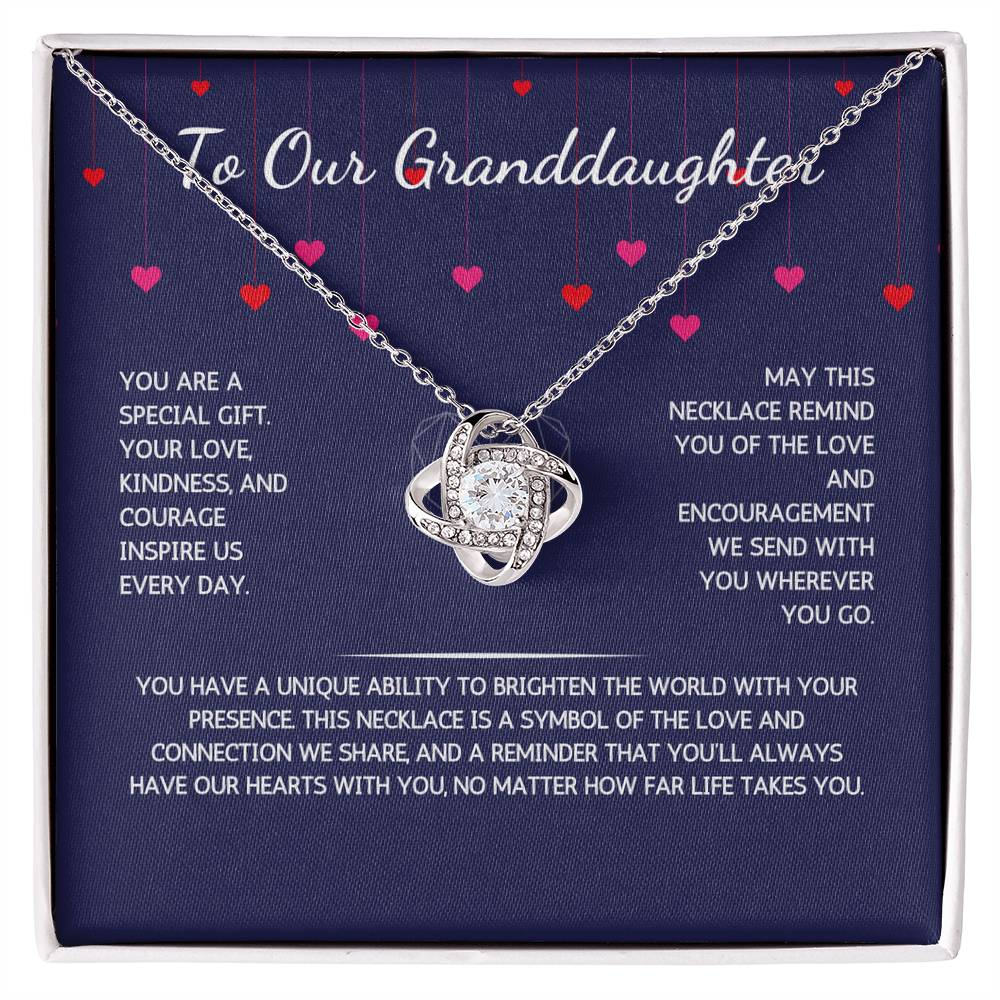 Opulyn Necklace - To Our Granddaughter - From Grandparents - WSGDGP207