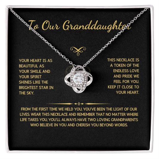 Opulyn Necklace - To Our Granddaughter - From Grandparents - WSGDGP206