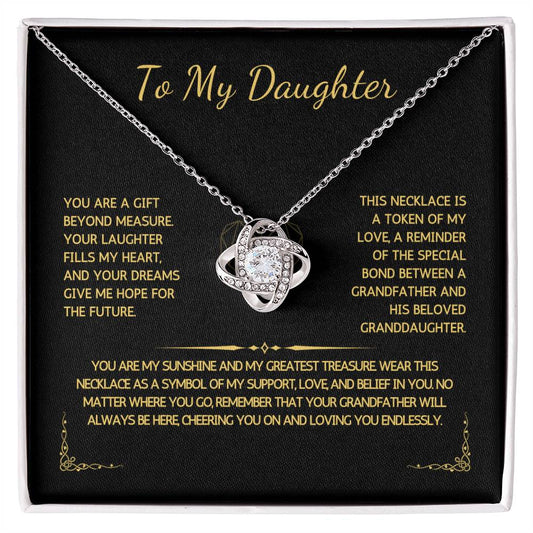 Opulyn Necklace - To My Granddaughter - From Grandfather - WSGDGF202