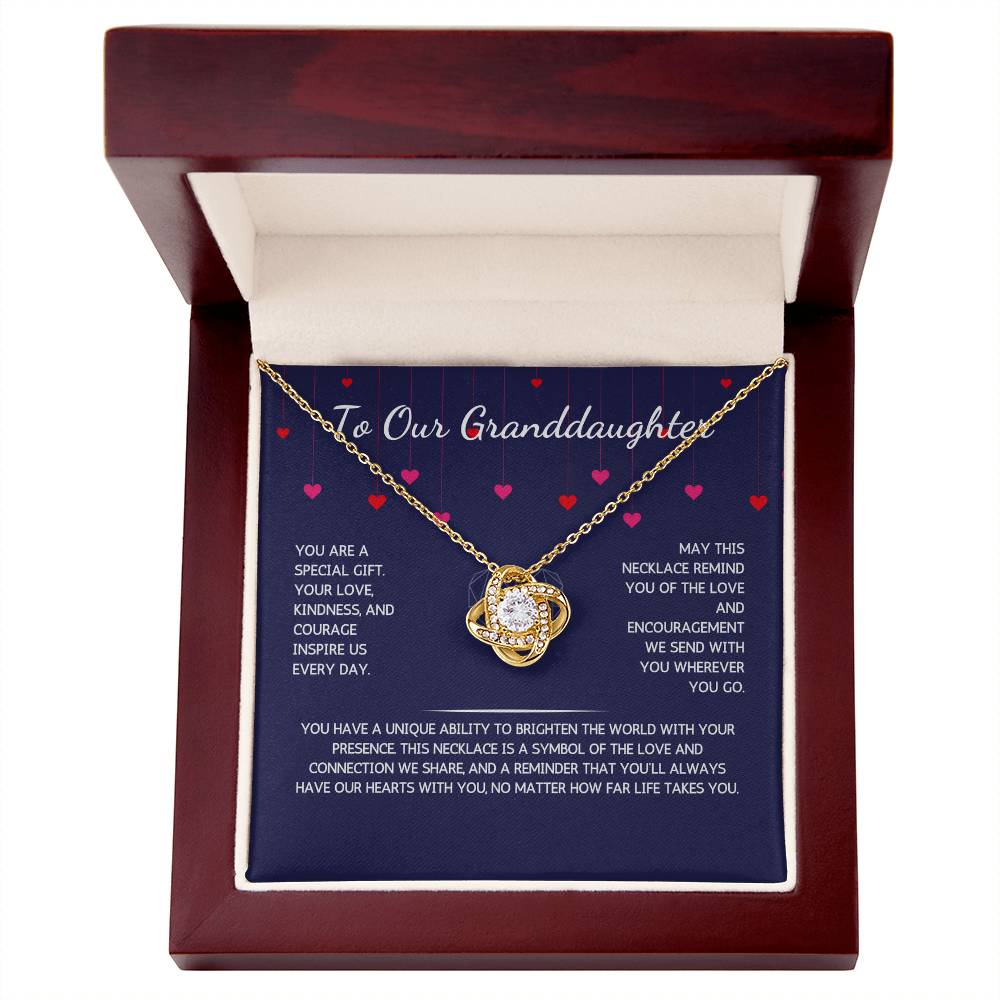 Opulyn Necklace - To Our Granddaughter - From Grandparents - WSGDGP207