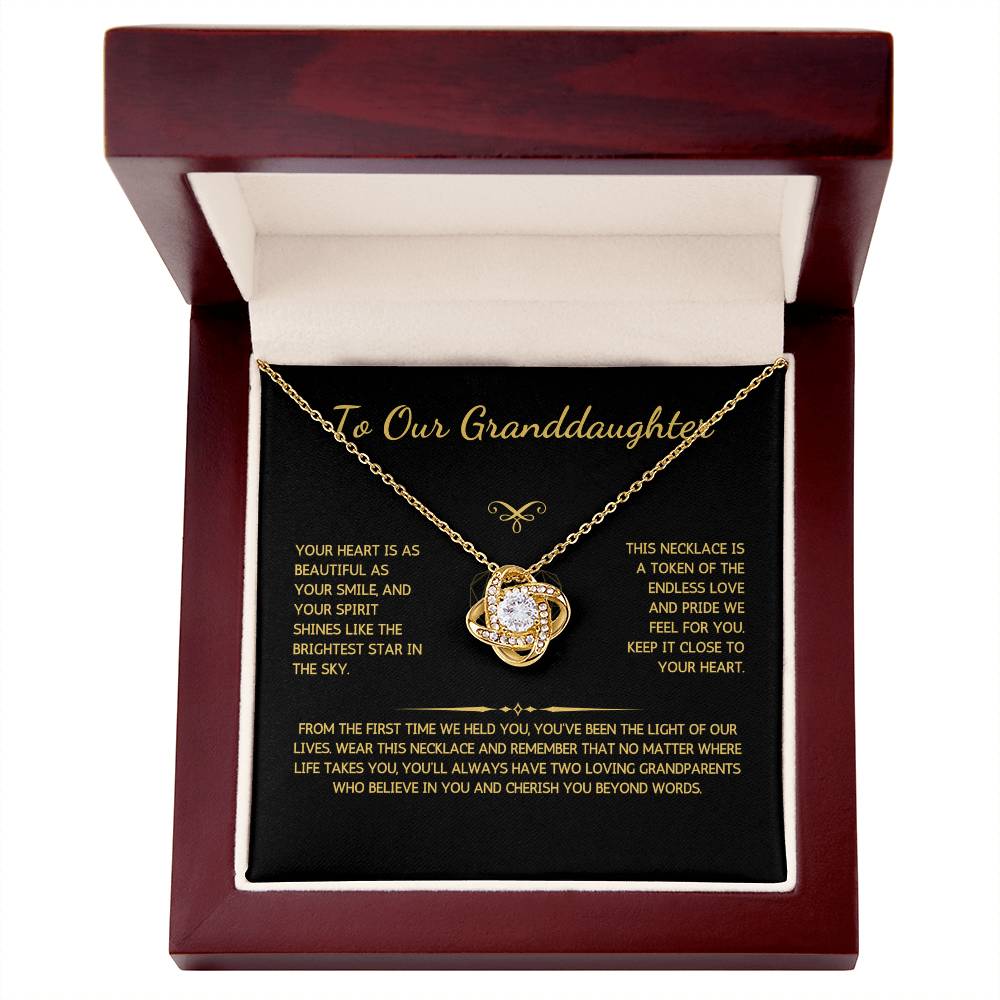 Opulyn Necklace - To Our Granddaughter - From Grandparents - WSGDGP206