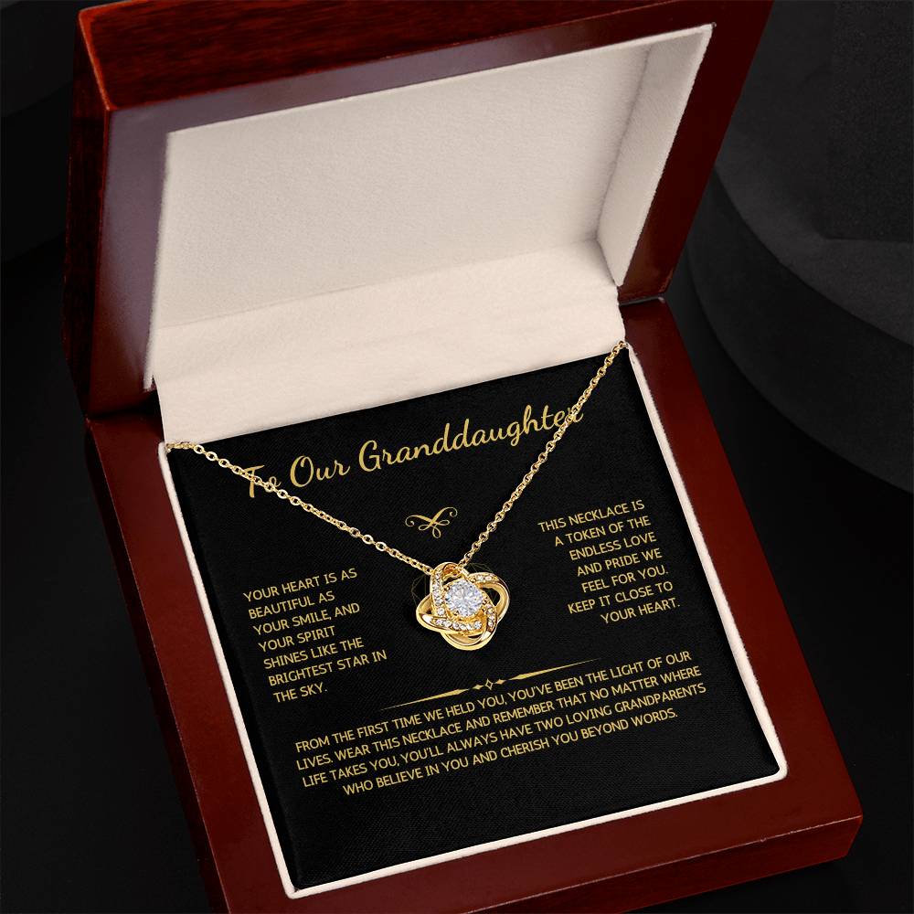 Opulyn Necklace - To Our Granddaughter - From Grandparents - WSGDGP206