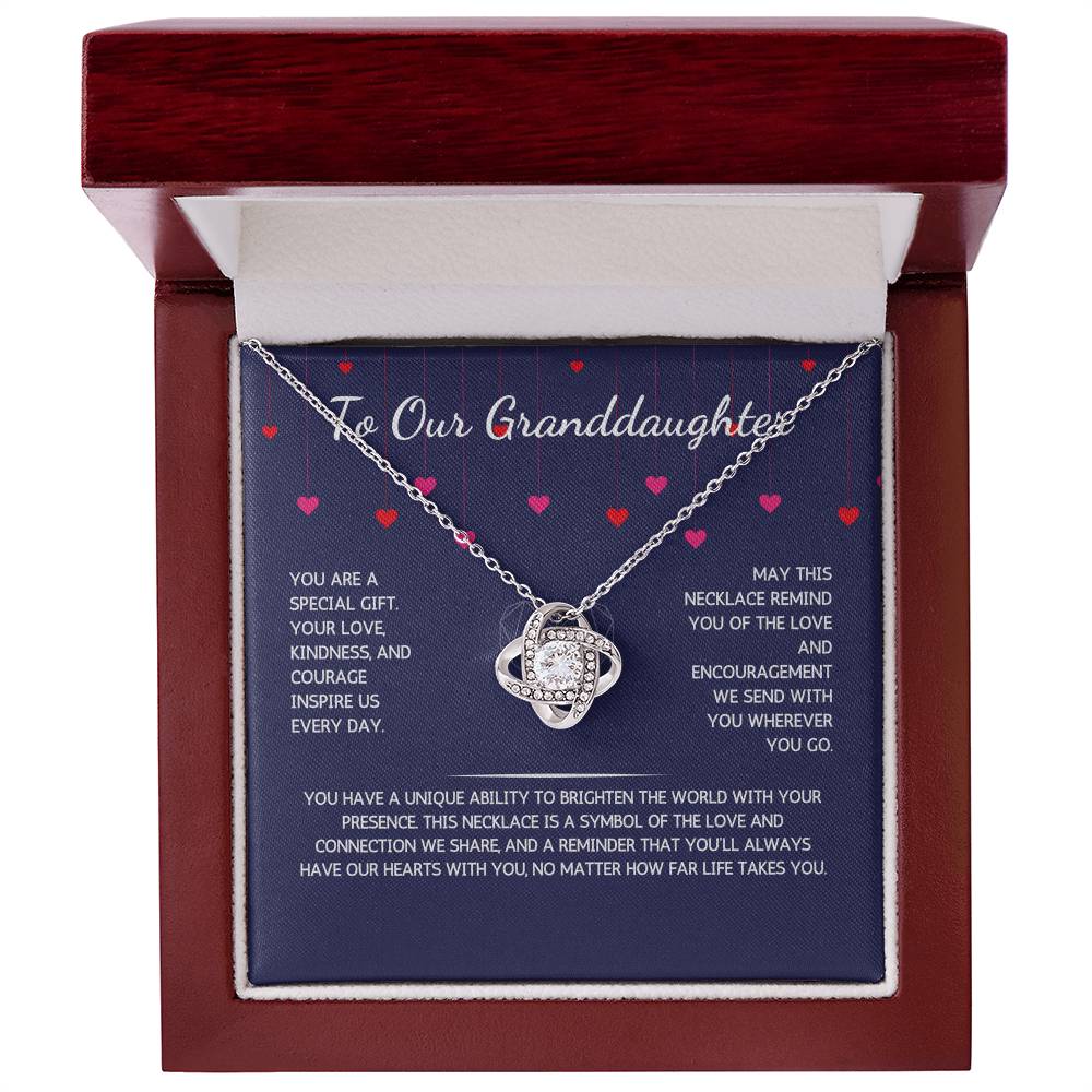 Opulyn Necklace - To Our Granddaughter - From Grandparents - WSGDGP207