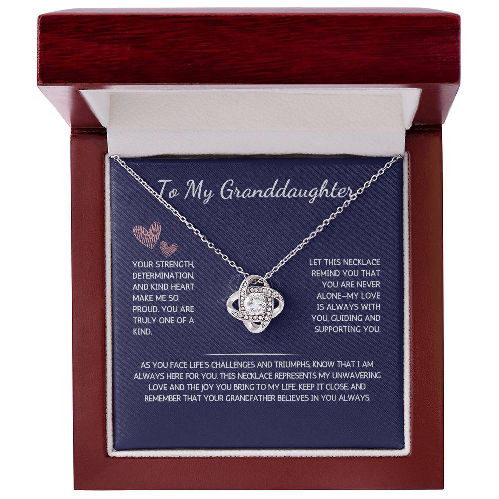 Opulyn Necklace - To My Granddaughter - From Grandfather - WSGDGF203