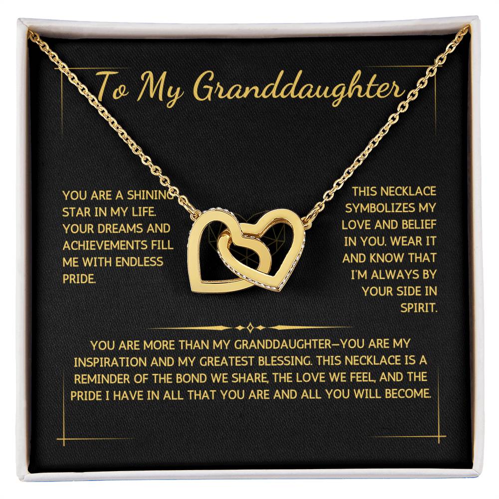 Charmora Necklace - To My Granddaughter - From Grandfather - WSGDGF206