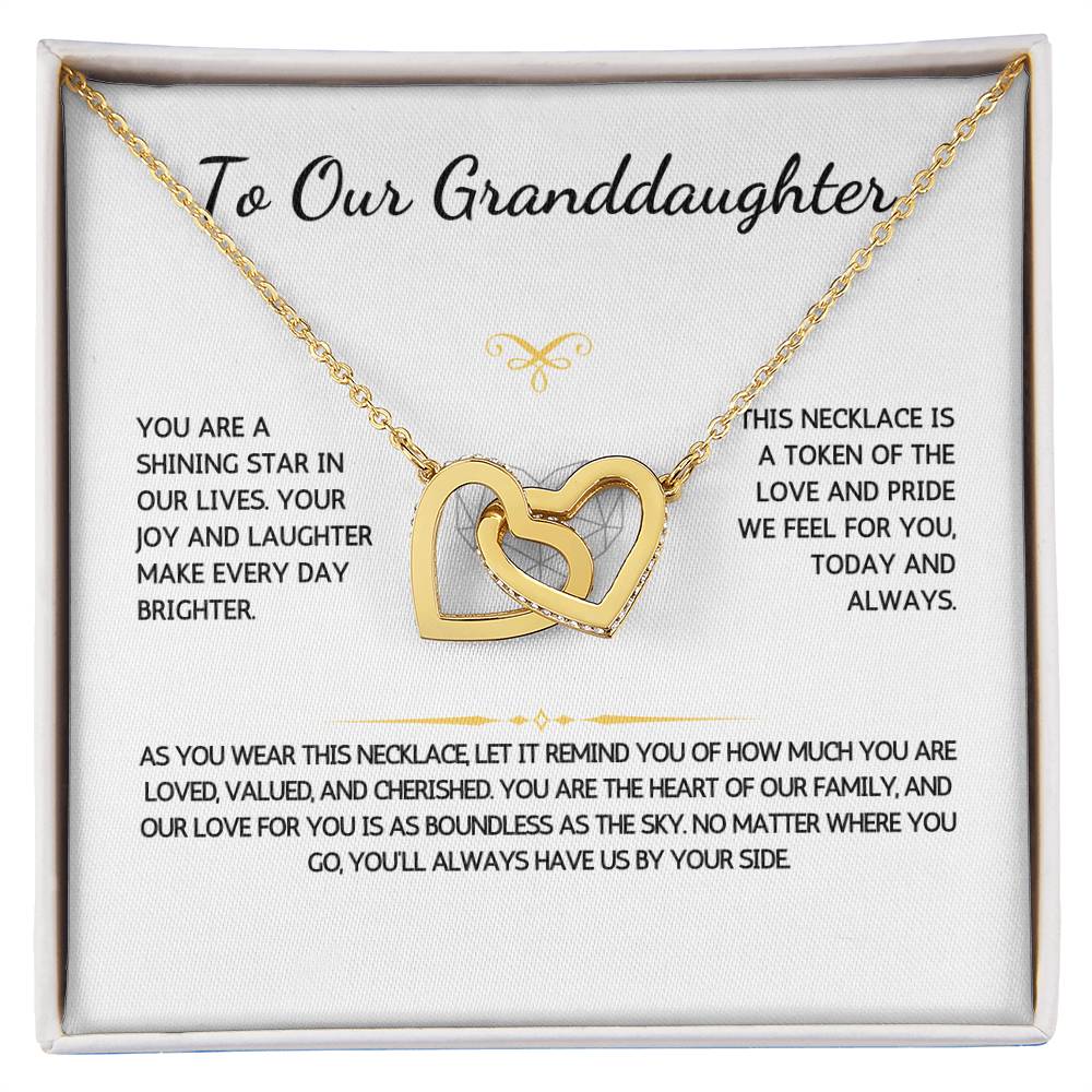 Charmora Necklace - To Our Granddaughter - From Grandparents - WSGDGP210