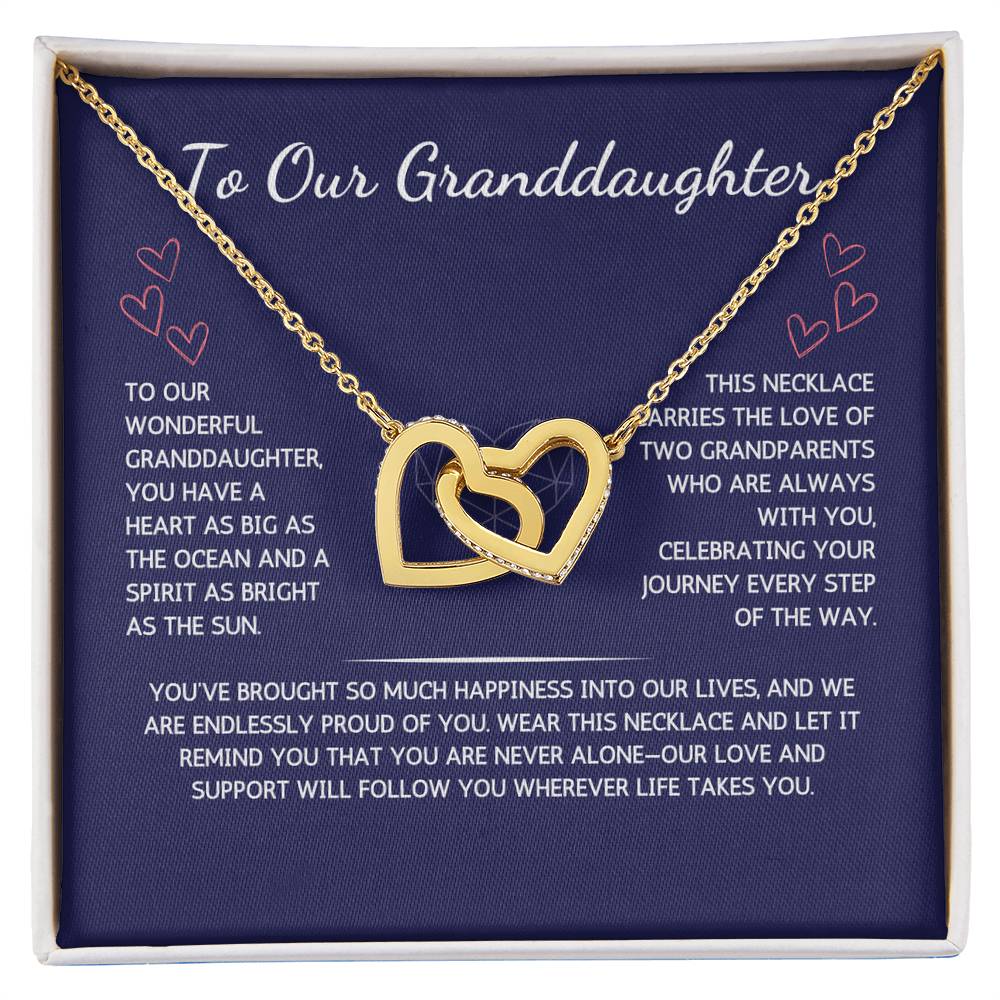 Charmora Necklace - To Our Granddaughter - From Grandparents - WSGDGP209