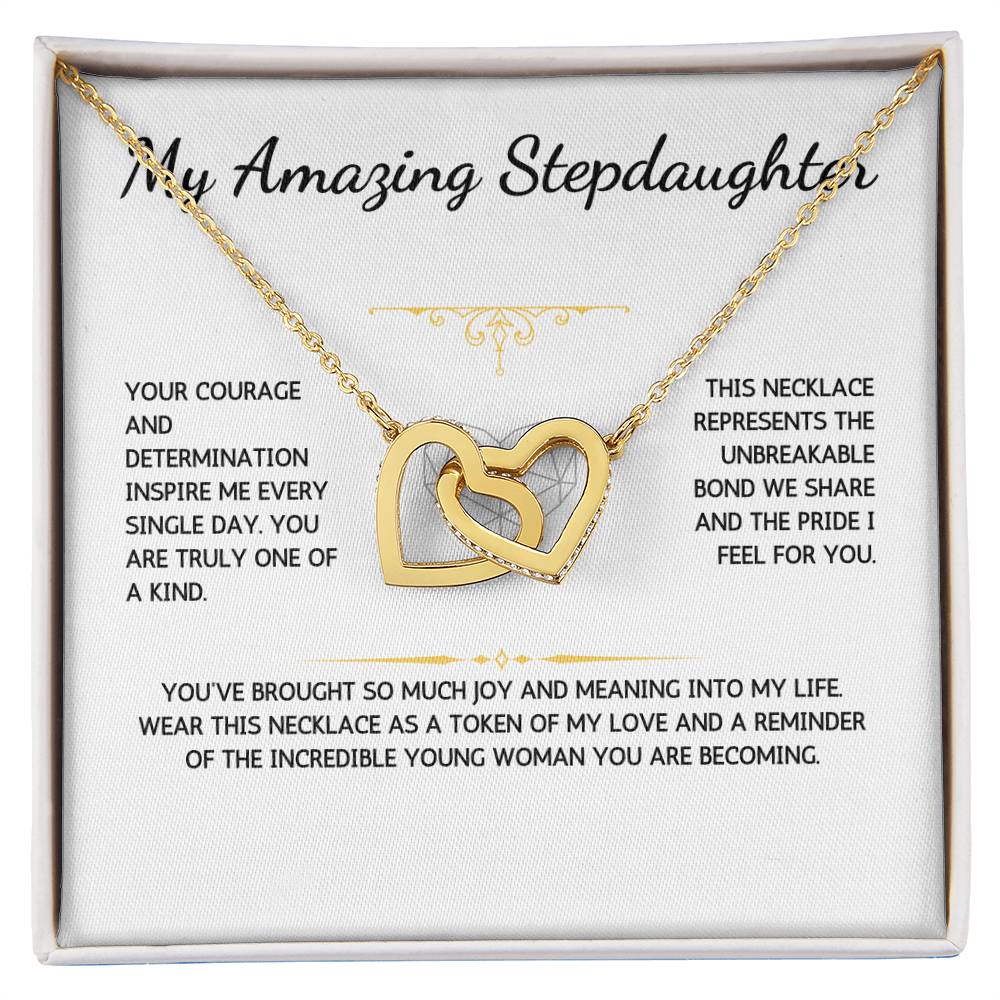 Charmora Necklace - To My Step Daughter - WSSD203