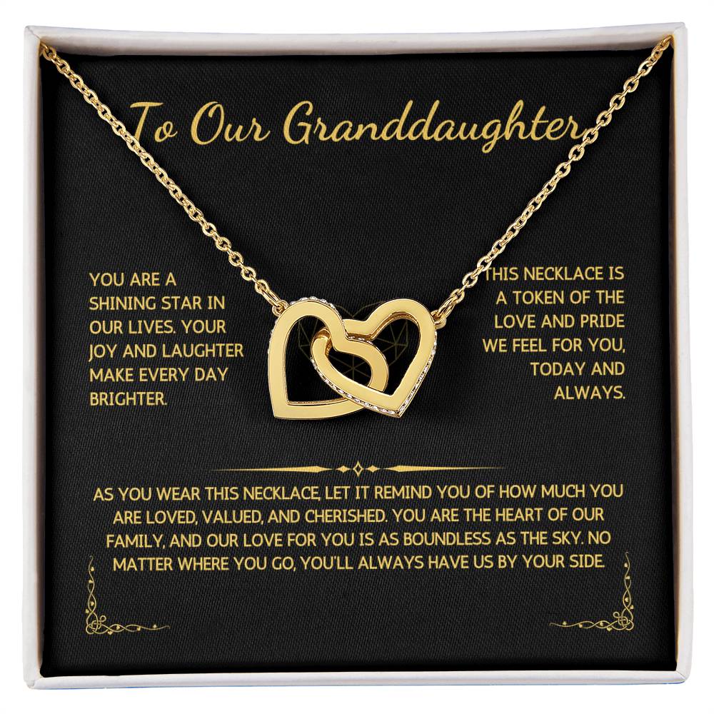 Charmora Necklace - To Our Granddaughter - From Grandparents - WSGDGP211