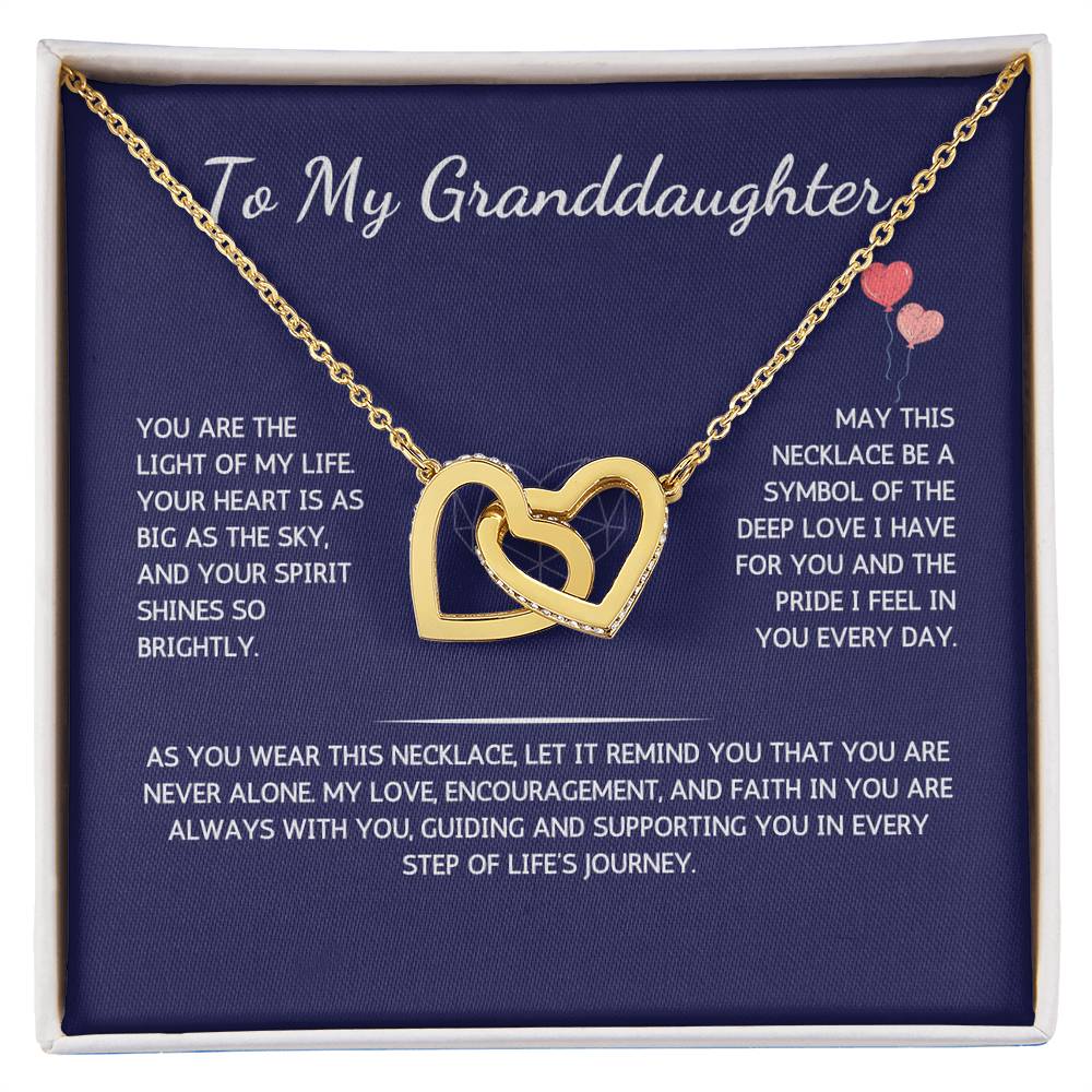 Charmora Necklace - To My Granddaughter - From Grandmother - WSGDGM204