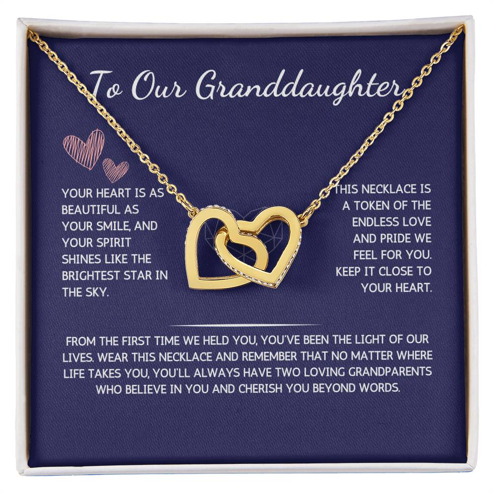 Charmora Necklace - To Our Granddaughter - From Grandparents - WSGDGP212