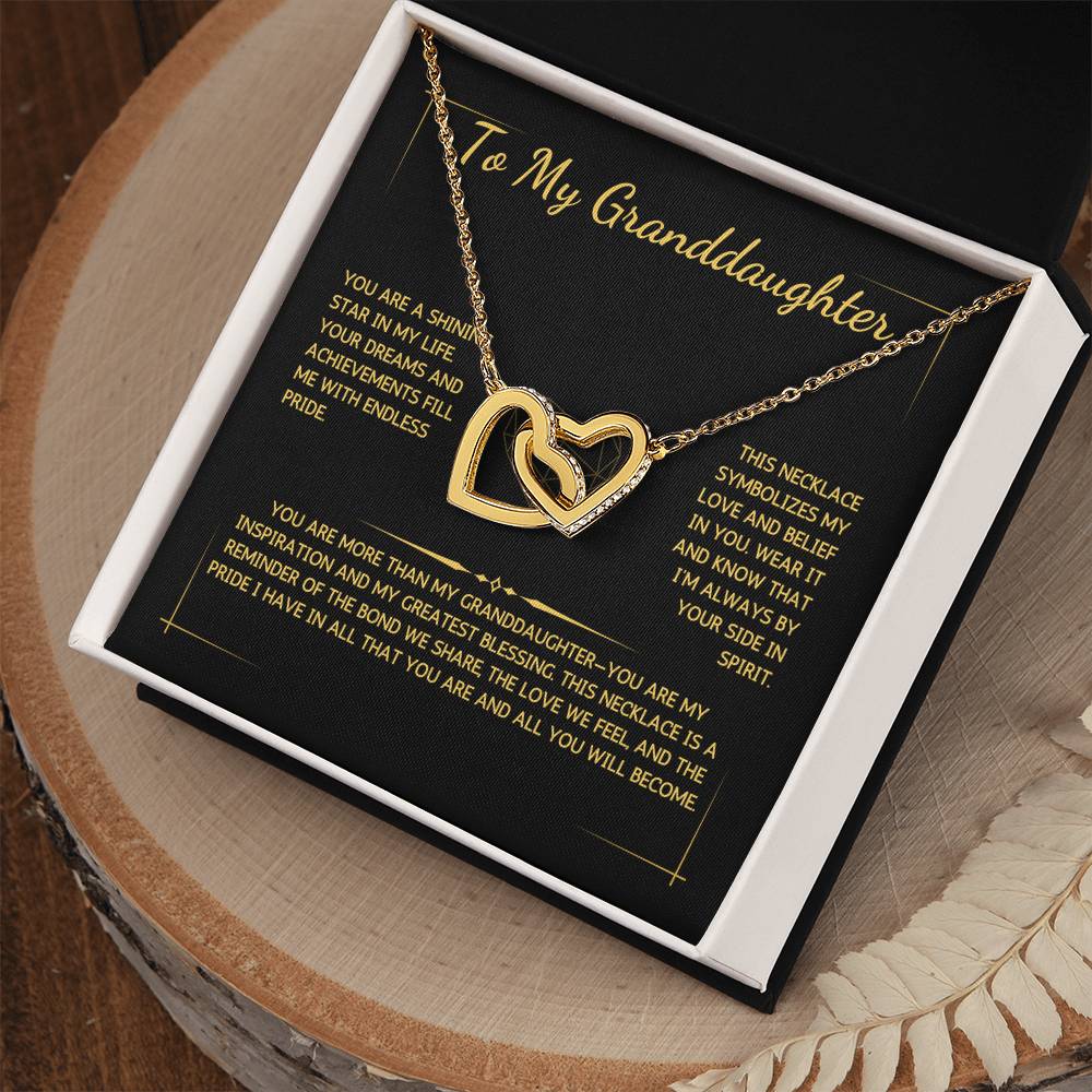 Charmora Necklace - To My Granddaughter - From Grandfather - WSGDGF206