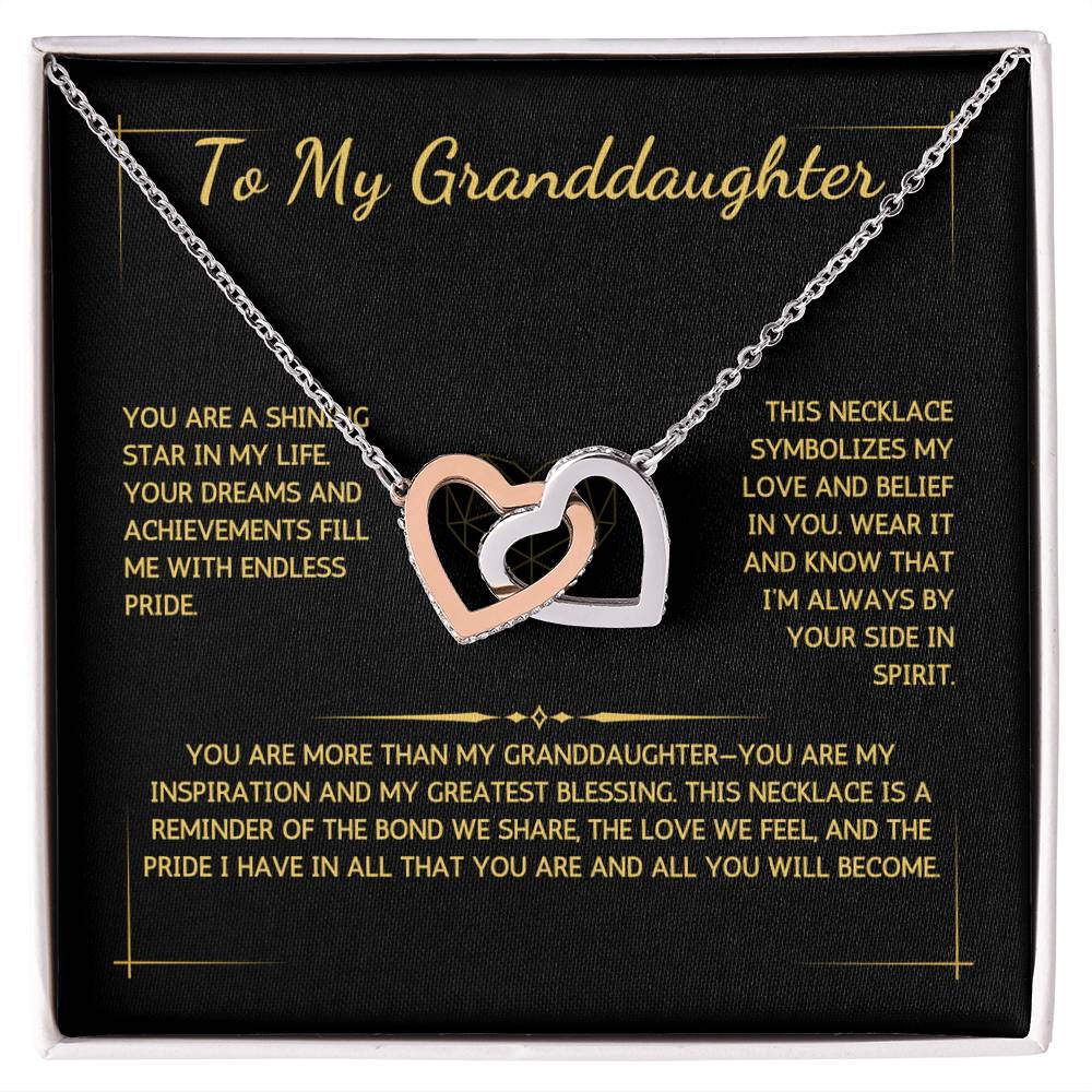 Charmora Necklace - To My Granddaughter - From Grandfather - WSGDGF206