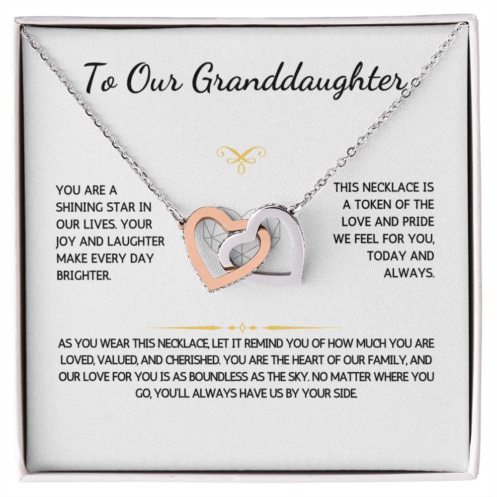 Charmora Necklace - To Our Granddaughter - From Grandparents - WSGDGP210