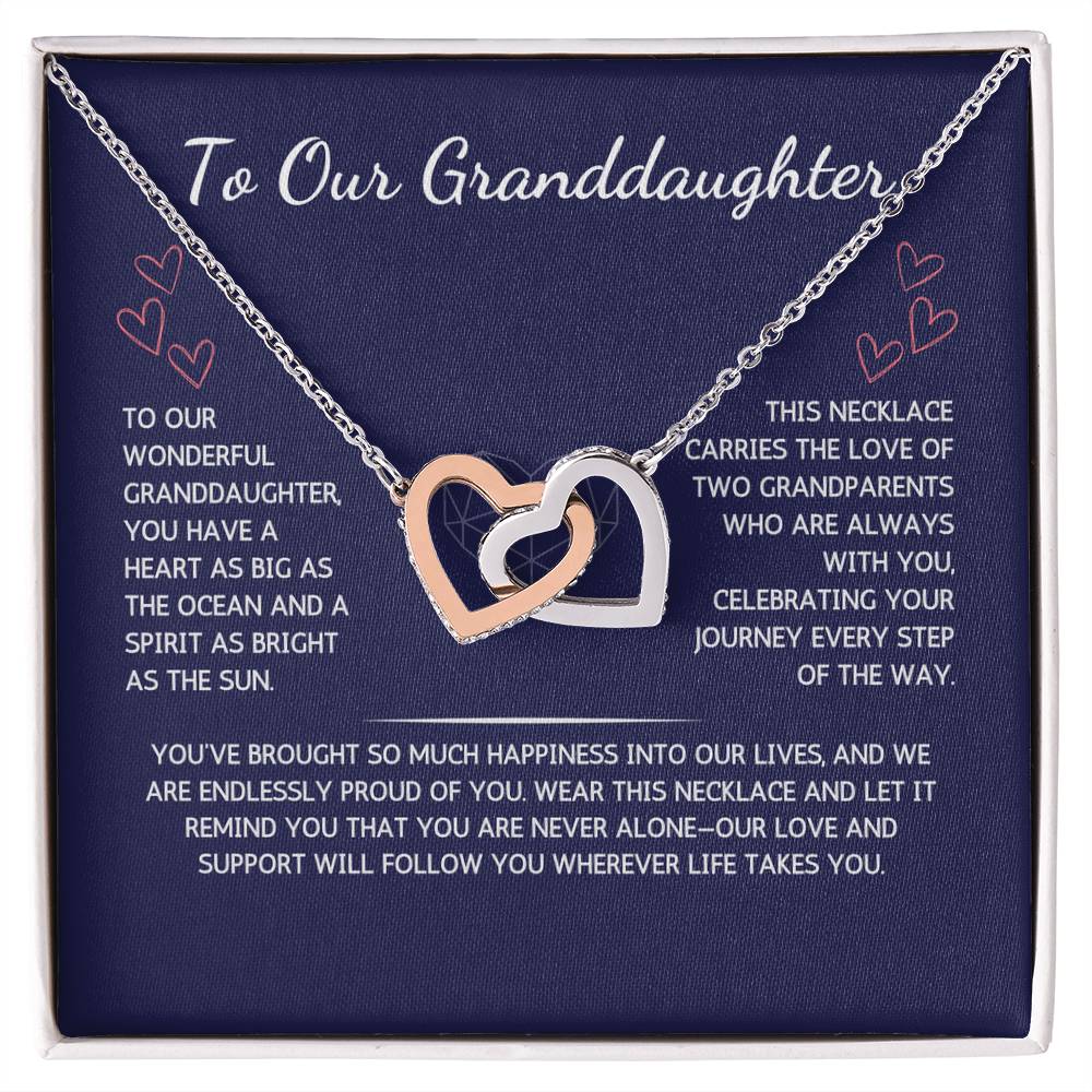 Charmora Necklace - To Our Granddaughter - From Grandparents - WSGDGP209