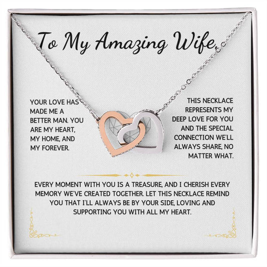 Charmora Necklace - To My Amazing Wife - From Your Husband - WSWH204