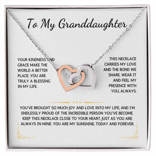 Charmora Necklace - To My Granddaughter - From Grandmother - WSGDGM205