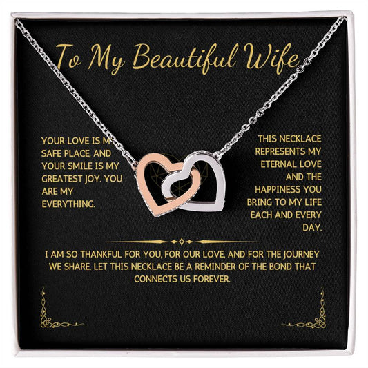 Charmora Necklace - To My Beautiful Wife - From Your Husband - WSWH212