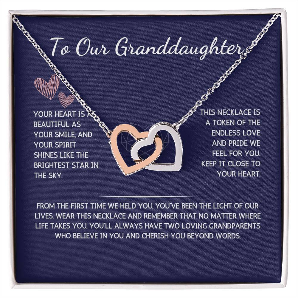 Charmora Necklace - To Our Granddaughter - From Grandparents - WSGDGP212