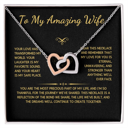 Charmora Necklace - To My Amazing Wife - From Your Husband - WSWH220