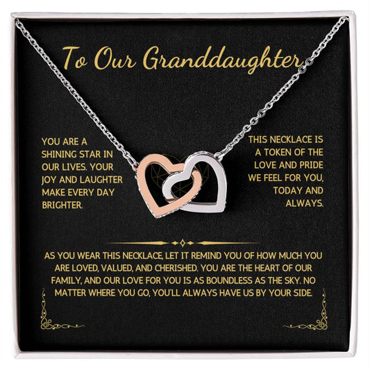 Charmora Necklace - To Our Granddaughter - From Grandparents - WSGDGP211