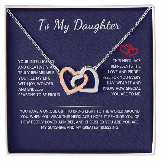 Charmora Necklace - To My Daughter - From Dad - WSDF209 - Copy