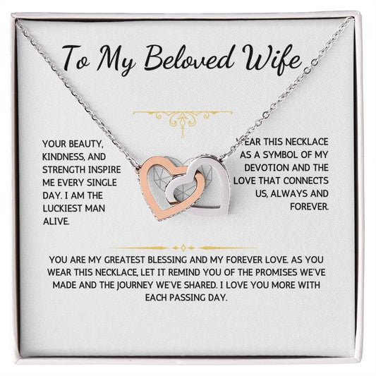 Charmora Necklace - To My Beloved Wife - From Your Husband - WSWH202