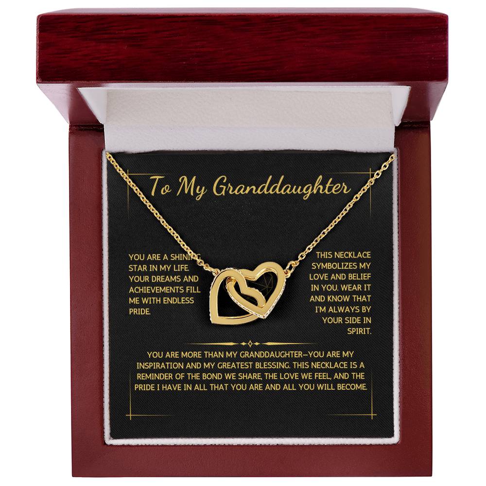 Charmora Necklace - To My Granddaughter - From Grandfather - WSGDGF206