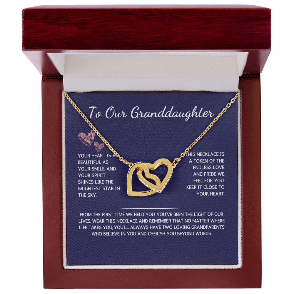 Charmora Necklace - To Our Granddaughter - From Grandparents - WSGDGP212