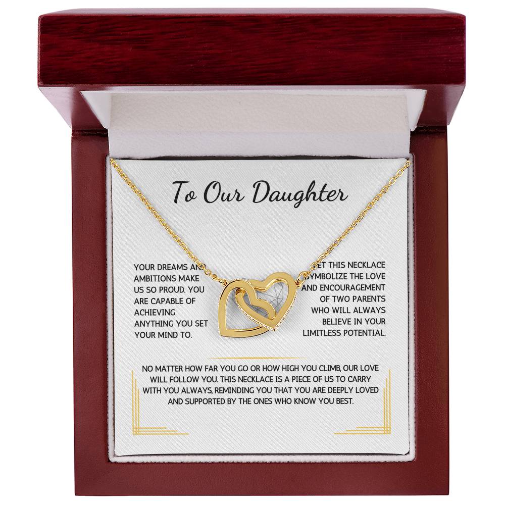 Charmora Necklace - To My Daughter - From Both Parents - WSDBP205