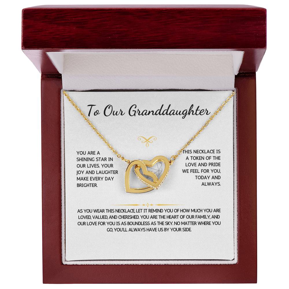 Charmora Necklace - To Our Granddaughter - From Grandparents - WSGDGP210