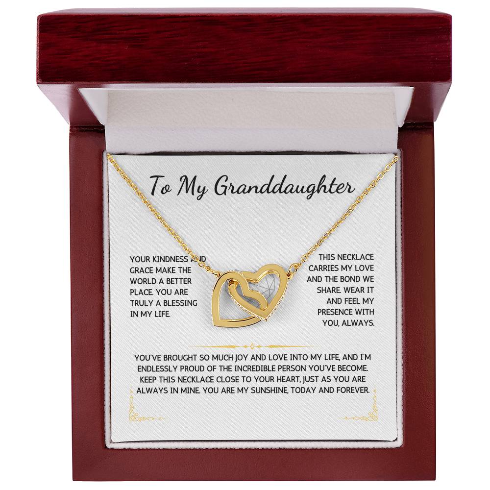 Charmora Necklace - To My Granddaughter - From Grandmother - WSGDGM205